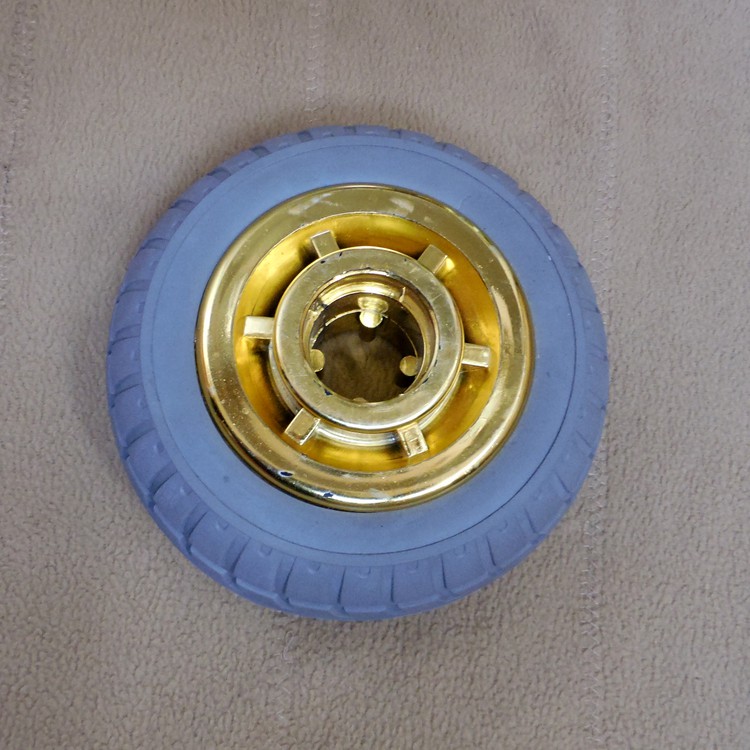 河北石家莊客戶訂購6寸金膠單輪 河北石家莊客戶訂購6寸金膠單輪