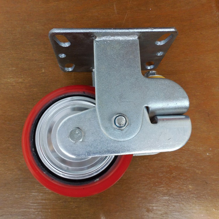 四川廣安客戶購買6寸減震定向包膠輪 四川廣安客戶購買6寸減震定向包膠輪