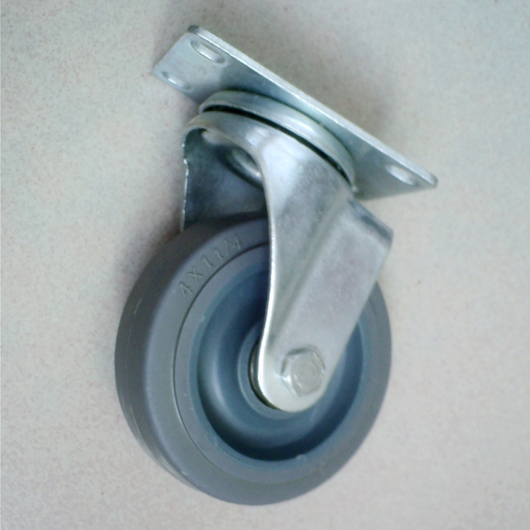 山東梁山客戶訂購(gòu)4寸靜音萬(wàn)向包膠腳輪 山東梁山客戶訂購(gòu)4寸靜音萬(wàn)向包膠腳輪
